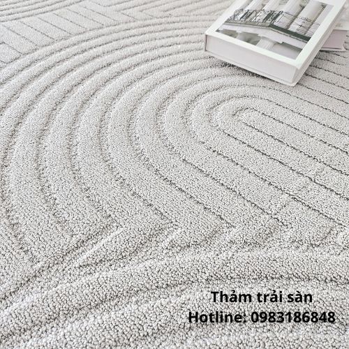 Thảm sofa trượt nước màu xám