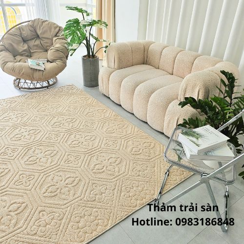 Thảm sofa trượt nước SFTN04 trong phòng khách