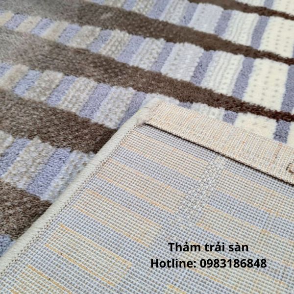 Họa tiết thảm sofa len nhung SFLN01