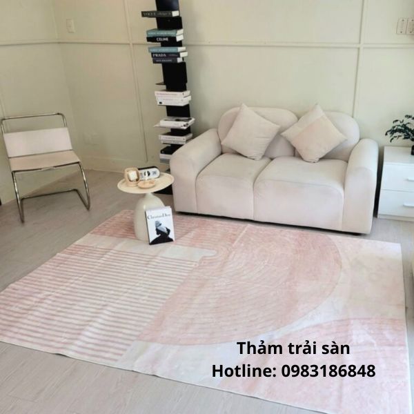 Thảm sofa len nhung SFLN04 cho phòng khách