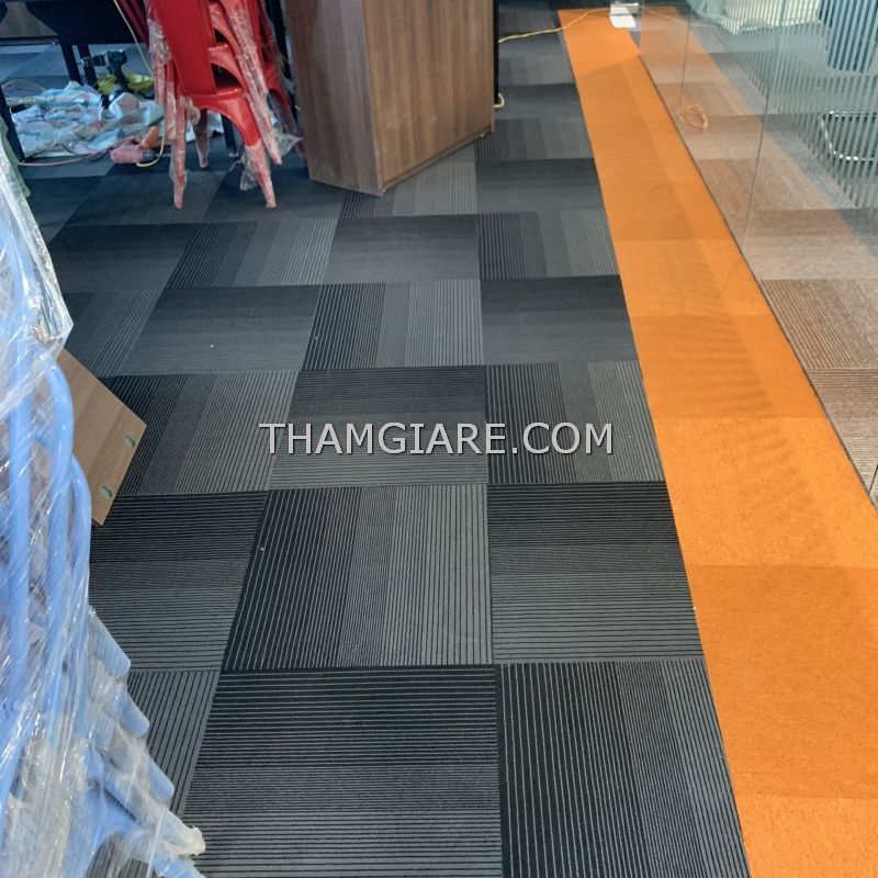 Thảm trải sàn văn phòng sử dụng thảm tấm Hokkaido 04