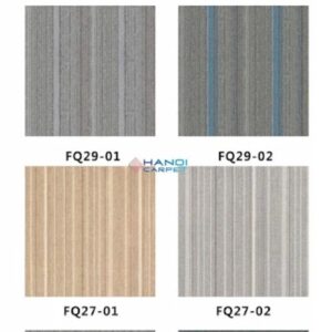 Bảng màu Texture thảm tấm đế cao su FQ