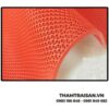 Thảm nhựa lưới 3D đàn hồi dạng lượn sóng màu đỏ