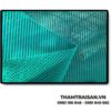 Hình ảnh thảm nhựa lưới hình chữ nhật bo góc màu xanh lá