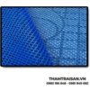 Hình ảnh thảm nhựa lưới hình chữ nhật bo góc màu xanh dương