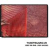 Hình ảnh thảm nhựa lưới hình chữ nhật bo góc màu đỏ