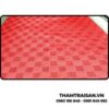 Thảm nhựa đinh sọc màu đỏ