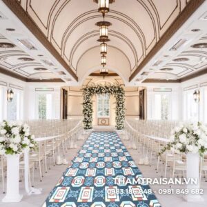 Thảm nỉ sự kiện hoa văn Carpet