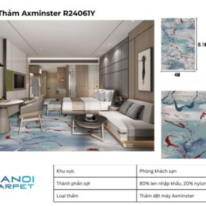 Hình ảnh thi công Thảm Axminster R24061Y