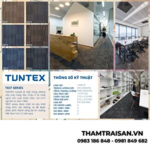 Bảng màu thảm tấm TUNTEX T837 Series