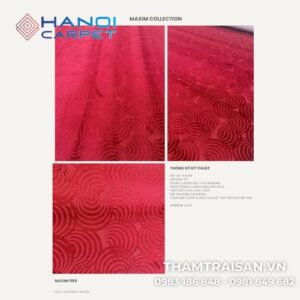 Thảm cuộn hoa văn MAXIM (Dubai)