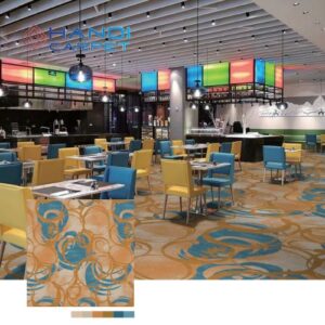 Thảm Nylon In hoa văn hiện đại Y12050