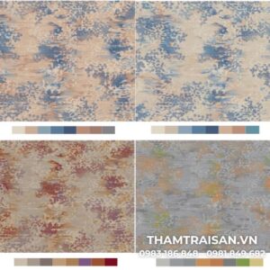 Thảm khách sạn Nylon In họa tiết với 4 gam màu chính