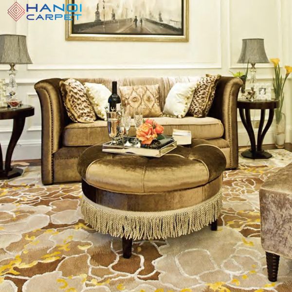 Thảm dệt tay phong cách tân cổ điển tăng giá trị thẩm mỹ tổng thể