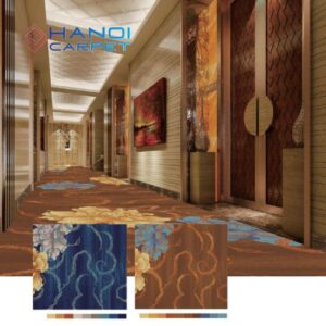 Thảm nylon in cho hành lang khách sạn