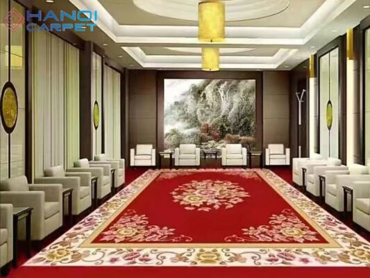 Thảm khánh thiết đỏ  