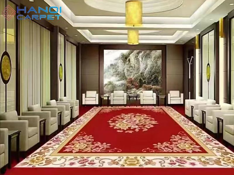 Thảm khánh thiết đỏ