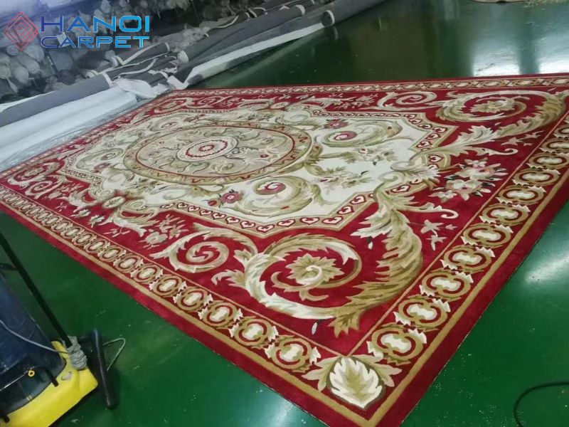 Kích thước thảm phù hợp với không gian phòng