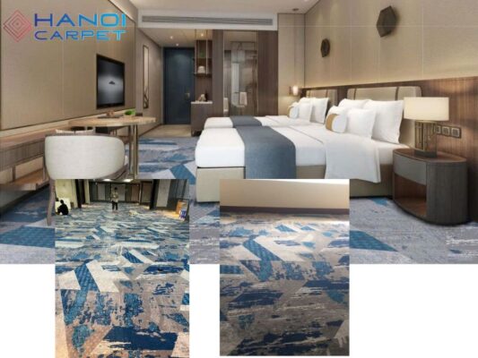 Thảm phòng ngủ phù hợp với màu nội thất