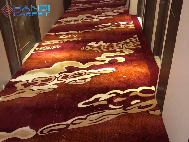 Thảm nỉ cuộn dễ thi công
