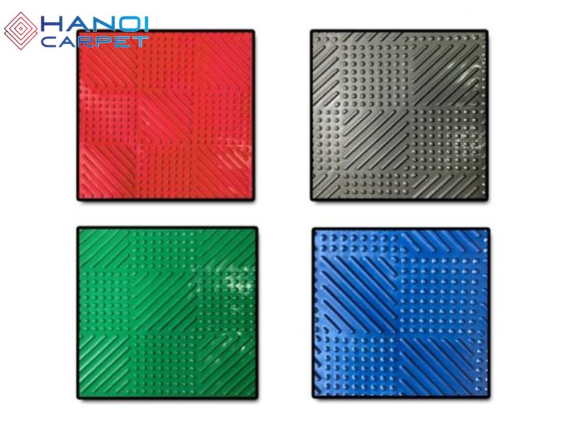 Thảm nhựa đinh sọc, thảm nhựa que