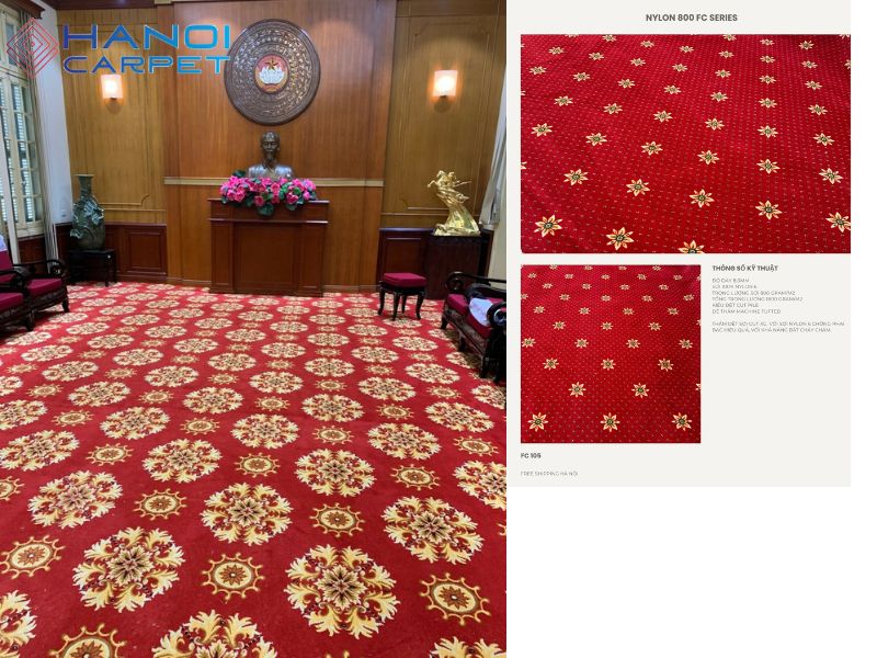 Thảm khánh thiết sang trọng