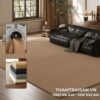 Thảm phòng khách phong cách mộc mạc có điểm gì nổi bật