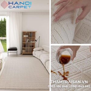 Thảm trải sàn trượt nước phòng khách