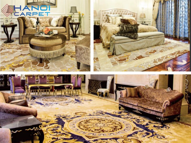 Thảm len cao cấp không chỉ là vật dụng trang trí mà còn góp phần nâng tầm giá trị thẩm mỹ cho toàn bộ không gian sống