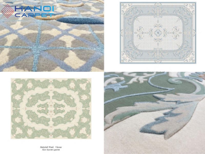 Thảm len mềm mại, độ đàn hồi tốt