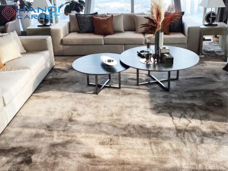 Thảm len phong cách tối giản