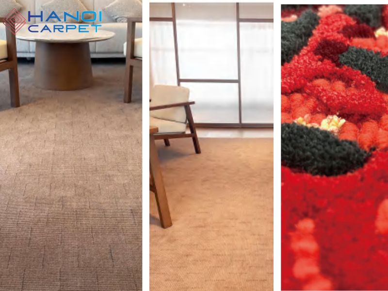 Thảm Hanoi Carpet cung cấp đa dạng mẫu thảm len cao cấp bền đẹp