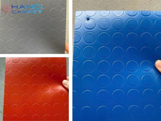 Thảm nhựa trải sàn chống nước, trơn trượt tốt