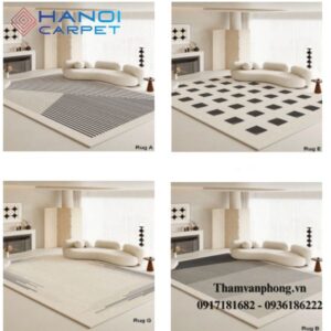 Thảm giả lông cừu SD 015 – 044 đa dạng màu sắc, phong cách