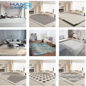 Thảm giả lông cừu vệ sinh dễ dàng, dễ lắp đặt và trang trí