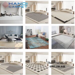 Thảm giả lông cừu vệ sinh dễ dàng, dễ lắp đặt và trang trí