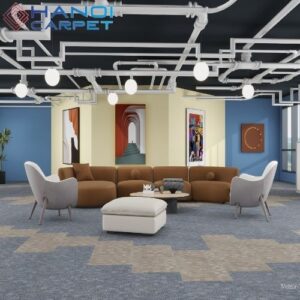 Thảm tấm đế cao su cho văn phòng