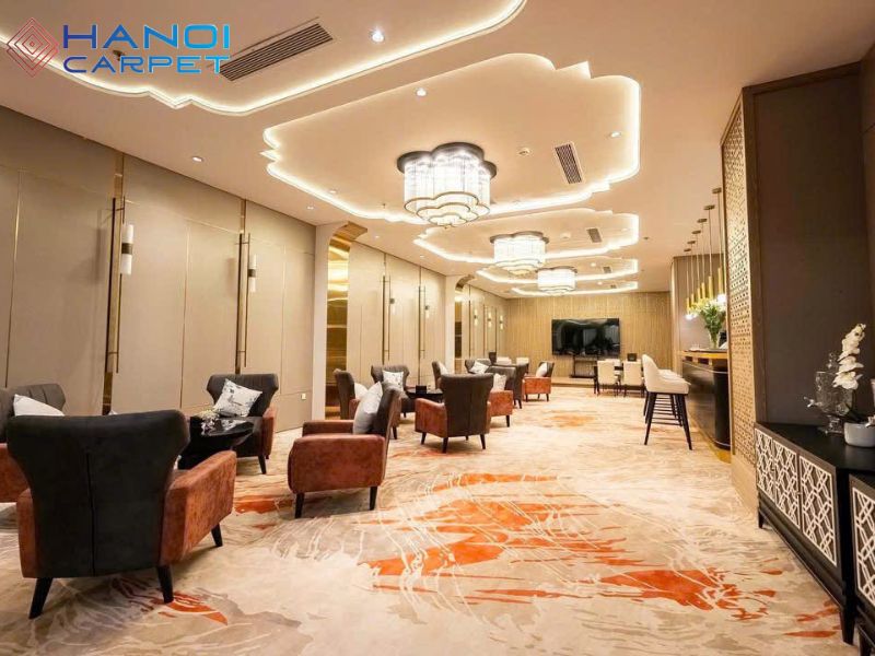 Hanoi carpet thi công thảm trải nhà hàng, khách sạn