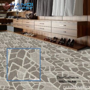 Thảm Diamond sử dụng chất liệu Polypropylene cao cấp