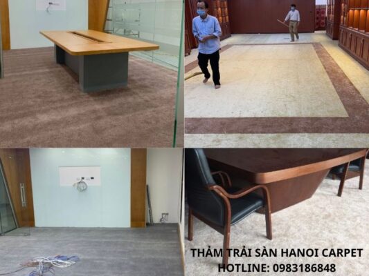 Mầu thảm dễ phối cho không gian phòng khách