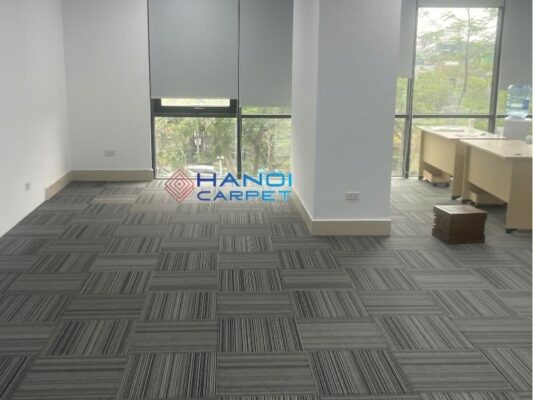 Công trình thi công thảm tấm tại Senvin Office, 609 Trương Định