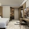 Thảm trải sàn phòng nghỉ khách sạn cao cấp mã K4074 màu sáng