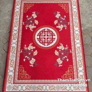 Ứng dụng Thảm trải sàn sofa phòng khách họa tiết cổ điển TSB