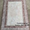 Thảm trải sofa phòng khách họa tiết cổ điển TST
