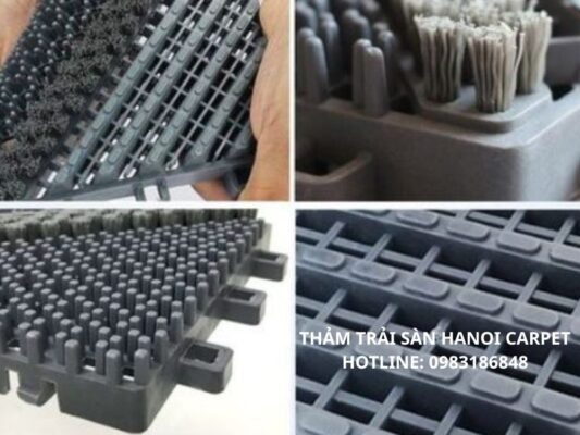 Khả năng giữ bụi của thảm chống bụi tốt hơn thảm lau chân thông thường