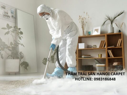 Thảm hiện đại có thể vệ sinh và làm sạch định kỳ