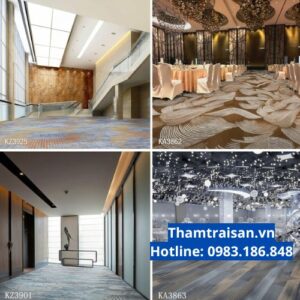 Mẫu thảm sang trọng cho khu nhà hàng tiệc cưới