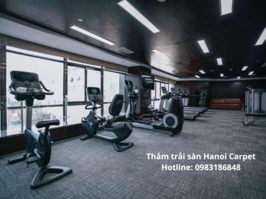 Thảm tấm cho phòng gym