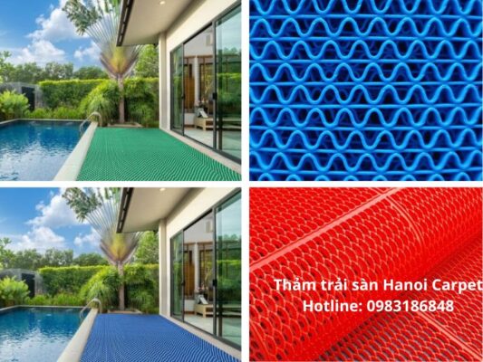 Thảm nhựa cho hồ bơi