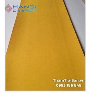 đặc điểm của thảm nỉ sự kiện màu vàng
